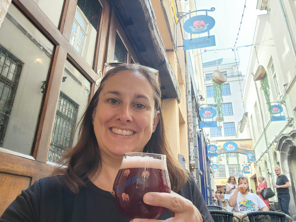 Drinking lambic in Brussels